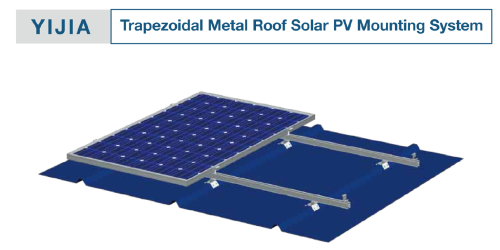 Trapezoidal Metal Roof PV Mounting System